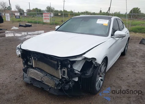 2019 Genesis G70 3.3T Advanced z USA, uszkodzony, nr VIN KMTG74LEXKU034534